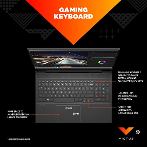 HP Victus Gaming Laptop 11th Gen Intel Core i5-11400H16.1 inch(40.9 cm) FHD IPS Gaming Laptop(16GB RAM/512GB SSD/NVIDIA GeForce GTX 1650 graphics/144Hz/Backlit KB/Wi11/MSO/B&O/Alexa),16-d0311TX