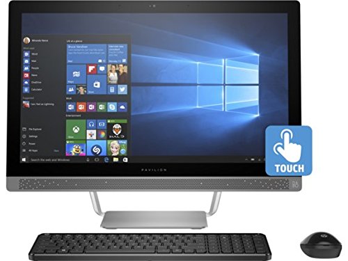 HP Pavilion 27" QHD Premium Touchscreen All-in-One AIO Desktop (Intel i7 Quad Core, 1TB SSD, 16GB RAM, NVIDIA GeForce 930M Graphics, 27 inch QHD touch 2560x1440, Win 10)