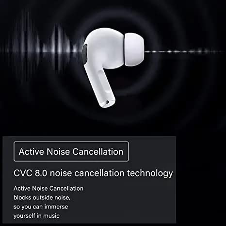 Wireless Earbuds Air-Pod Pro Bluetooth for iPhone/Samsung/Android/iOS with Touch Control, Noise Cancelling, Charging case (white)