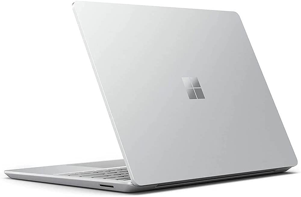 Microsoft Surface Laptop Go 12.4" Touchscreen Laptop PC, Intel Quad-Core i5-1035G1, 4GB RAM, 64GB eMMC, Webcam, Win 10, Bluetooth, Online Class Ready - Platinum