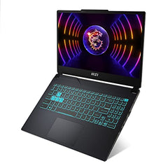 MSI Cyborg 15, Intel 12th Gen. i5-12450H, 40CM FHD 144Hz Gaming Laptop (8GB/512GB NVMe SSD/Windows 11 Home/Nvidia GeForce RTX 2050, GDDR6 4GB/Black/1.98Kg), A12UCX-265IN