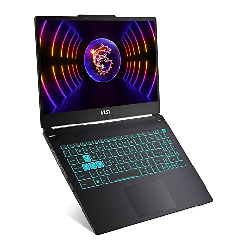 MSI Cyborg 15, Intel 12th Gen. i5-12450H, 40CM FHD 144Hz Gaming Laptop (16GB/512GB NVMe SSD/Windows 11 Home/Nvidia GeForce RTX 2050, GDDR6 4GB/Black/1.98Kg), A12UCX-264IN