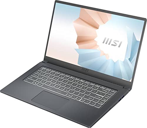 Msi Modern 15 Amd Ryzen 5 Hexa Core 5500U - (8 Gb/512 Gb Ssd/Windows 10 Home) Modern 15 A5M-065In Thin And Light Laptop (15.6 Inches, Carbon Gray, 1.6 Kg)