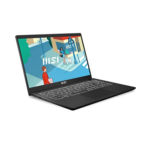 MSI Modern 15, Intel 13th Gen. i5-1335U, 40CM FHD 60Hz Laptop (16GB/512GB NVMe SSD/Windows 11 Home/Iris Xe Graphics/Classic Black/1.7Kg), B13M-289IN