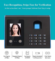 HOKVJ Enterprise Electronic Equipment AF01 Biometric Face Facial Fingerprint Recognition Time Attendance System Machine Device Machine Enterprise Time Attendance Clock