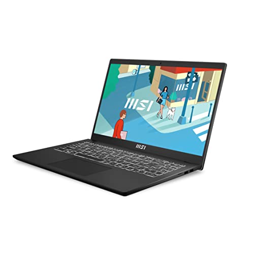 MSI Modern 15, Intel 13th Gen. i5-1335U, 40CM FHD 60Hz Laptop (16GB/512GB NVMe SSD/Windows 11 Home/Iris Xe Graphics/Classic Black/1.7Kg), B13M-289IN