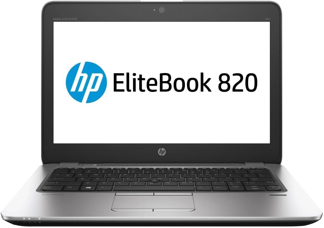 HP EliteBook 820 G3 Business Laptop, Intel Core i7-6th Gen. CPU, 8GB DDR4 RAM, 500GB HDD, 12.5 inch Display, Windows 10 Pro (Renewed) with 15 Days of IT-Sizer Golden Warranty