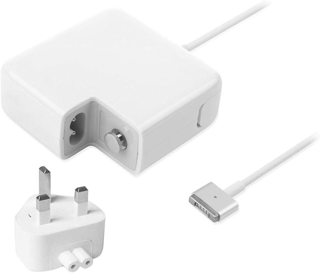 MagSafe 2 Charger 45W Replacement Power Adapter for MacBook Air, UK Plug 14.85V, 3.05A [A1244]