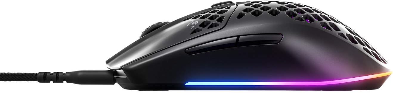 Steelseries Aerox 3 Super Light Gaming MoUSe, 8,500 Cpi Truemove Core Optical Sensor, Black