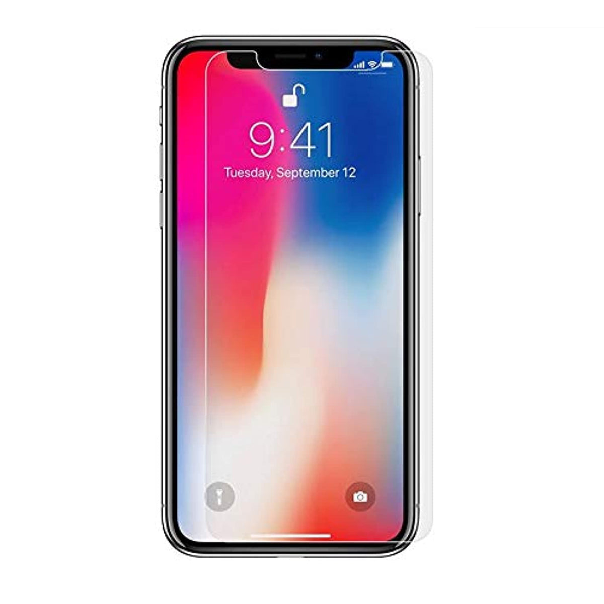 Protective Tempered Glass HD Clear Screen Protector For Apple iPhone X (iPhone 10) - Clear