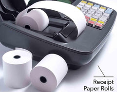 POS Register Receipt Thermal Paper, BEONE 80mm 70g Paper, 38Meter Length, Premium Cash Register for Bank Queues, Hospitals, Hotels, Restaurants, Supermarkets, Convenience Stores (50Rolls/Pack)