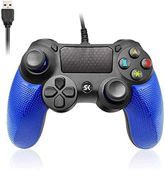 Wired Double Vibration Shock Gaming joystick PS4 Wired Controller Remote for PlayStation 4/PC/PS4 Pro/ PS4 Slim Cable Length 6.5ft