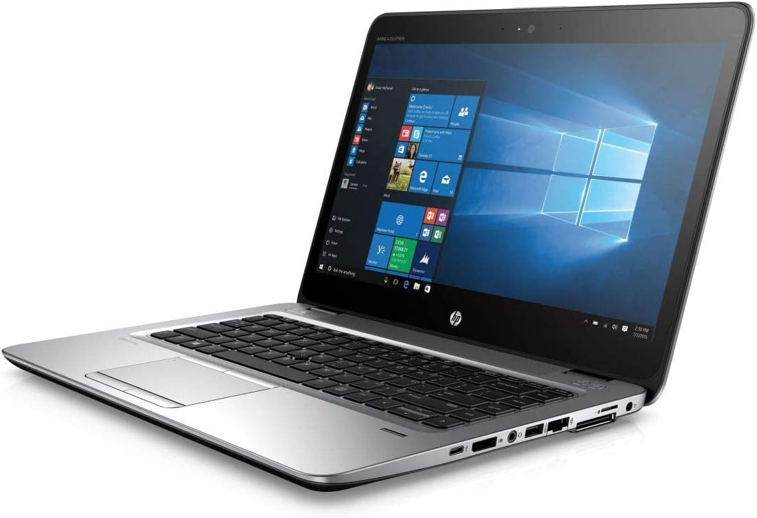 HP EliteBook 840 G3 Renewed Business Laptop | intel Core i7-6th Generation CPU | 16GB RAM | 512GB SSD | 14.1 inch Non-Touch Display | Windows 10 Pro | RENEWED