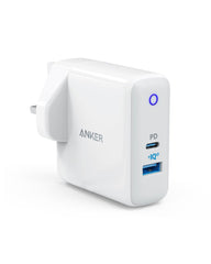 Anker Wall Charger USB C, 33W 2-Port Compact USB C Charger with 18W Power Delivery and 15W PowerIQ 2.0, PowerPort PD+ 2 for iPad Pro 2018, iPhone 11 / iPhone 11 Pro/XS/XR/X, Huawei P20/P30 and More