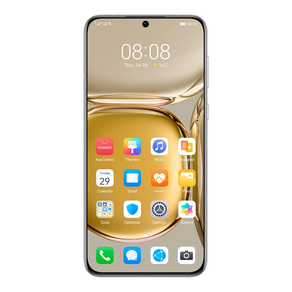 Huawei P50 Smart Phone, 8+256 Gb, Nfc, 66W Super Charge, 90 Hz Refresh Rate, 300 Hz Touch Sampling Rate, Dual-Matrix Camera Design, True-Form Dual-Matrix Camera, 6.5 Display, Cocoa Gold