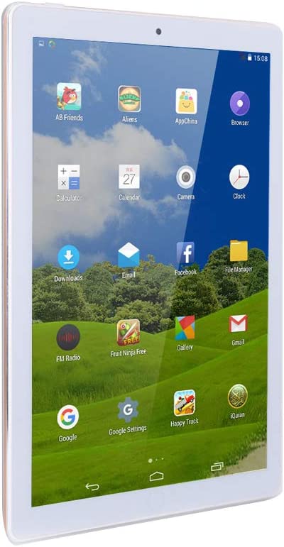 Atouch A102 10.1in, Dual Sim, 64GB Storage, 4GB RAM, WiFi, 5G Network, Android Tablet (Gold)