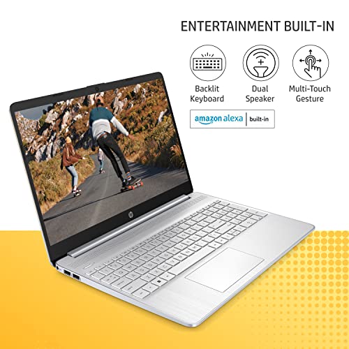 HP 15s, 11th Gen Intel Core i5-1155G7, 15.6 inch(39.6cm) FHD Anti-Glare Laptop(8GB RAM/512 GB SSD/Intel Iris Xe Graphics/Win 11/Dual Speakers/Backlit KeyboardAlexa Built-in/MSO 2021) 15s-fr4000TU