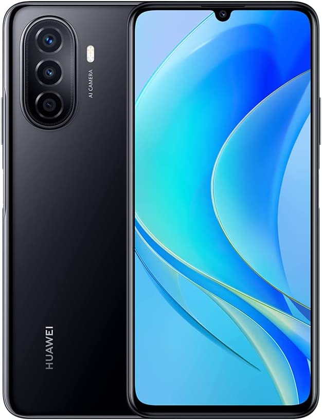 HUAWEI nova Y70 Smartphone, 6000 Mah Large Battery, 22.5W Supercharge, 6.75 Inches Fullview Display, 90% Screen-To-Body Ratio, 48 Mp Ai Triple Camera, 4GB+128GB, Midnight Black