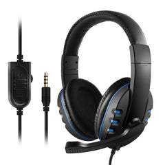 3.5Mm Wired Gaming Headphones Over Ear Game Headset Noise Canceling Earphone With Microphone Volume Control For Pc Laptop Ps4 Smart Phone