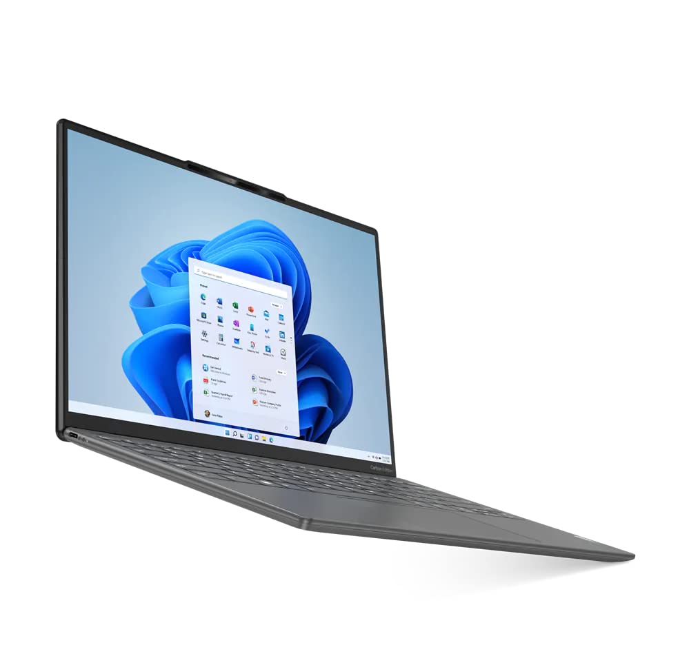 Lenovo Yoga Slim 7 Carbon with 13.3" 2.5K (2560x1600) display, Intel Core i7-1260P, Integrated Intel Iris Xe Graphics, 16GB RAM, 1TB SSD, Windows 11 Home, Ultimate Grey - [82U90075AX]