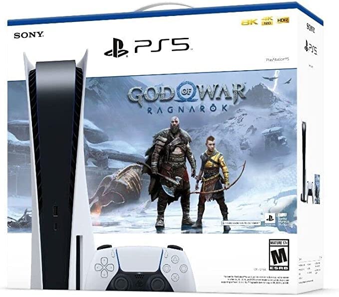 PlayStation 5 Disc Console with God of War bundle -UAE Version (CD included