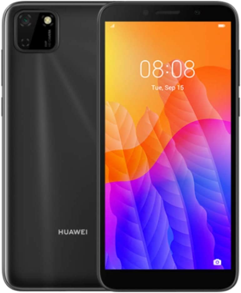 Huawei Y5p Dual-SIM 32GB ROM + 2GB RAM Factory Unlocked 4G/LTE Smartphone (Midnight Black) - International Version