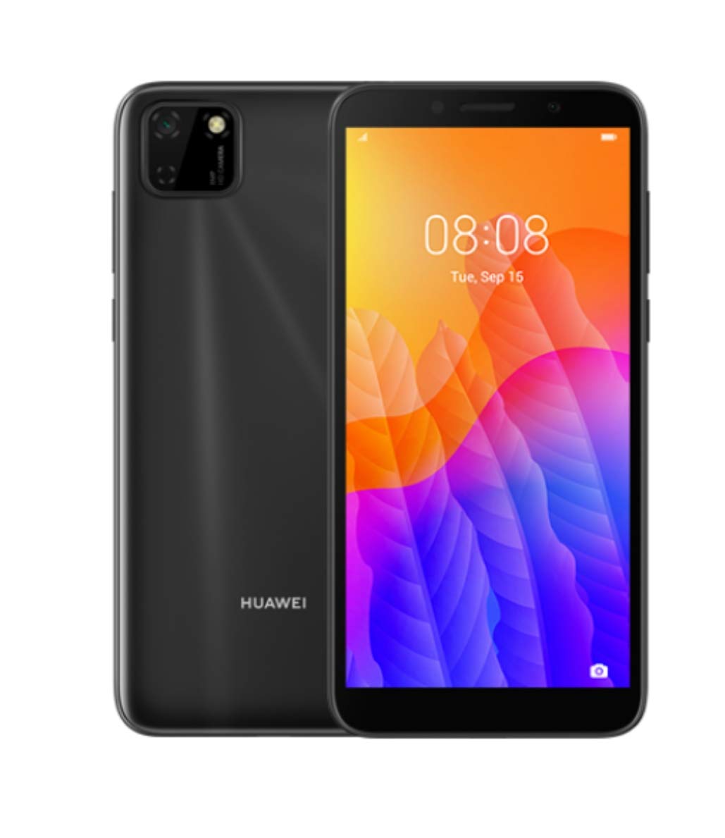 Huawei Y5p Dual-SIM 32GB ROM + 2GB RAM Factory Unlocked 4G/LTE Smartphone (Midnight Black) - International Version