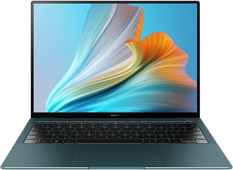 Huawei Matebook X Pro 2021 Laptop, Win 10 Home, 3K Fullview Touchscreen Display,Metallic Body, 11Th Gen Intel I7 Processor, 16Gb +1Tb, Emerald Green