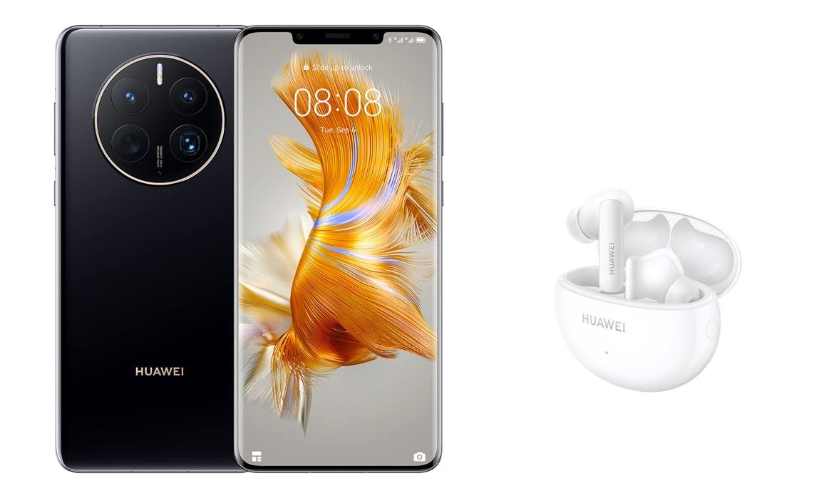 HUAWEI Mate 50 Pro, 6.7-inch OLED Display, (+Freebuds 5i), 50MP Ultra Aperture XMAGE Camera, IP68, 66W Multi-channel SuperCharge, 4700mAh Battery, Durable Kunlun Glass, Black, 8GB+256GB