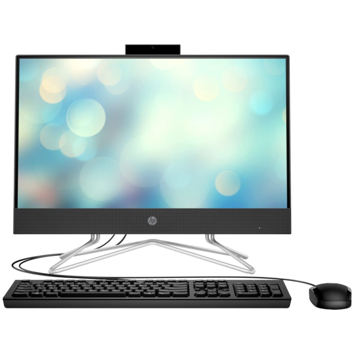 2022 Newest HP All-in-One 22 Desktop, 11th Generation Intel Core i3-1115G4 Processor, Intel® UHD Graphics, 8 GB DDR4 RAM,256GB NVMe SSD, 21.5" FHD Display, DVD-Writer, Windows 11(Jet Black)