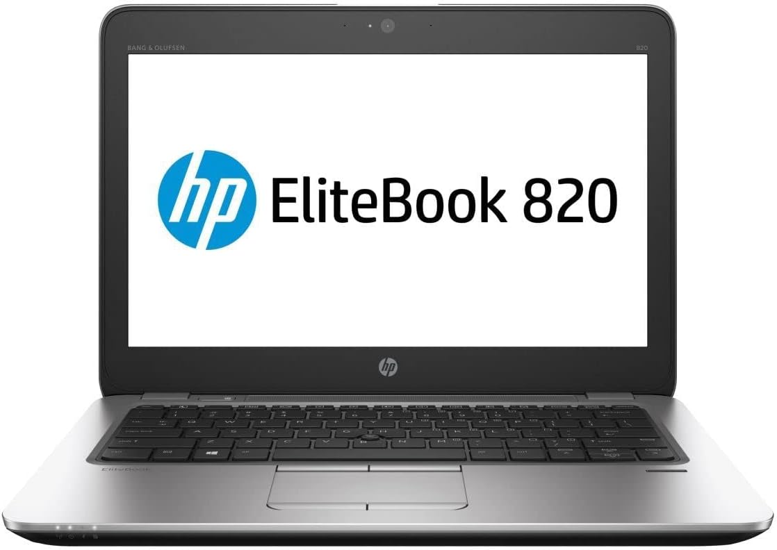 HP EliteBook 820 G3 Business Laptop, Intel Core i5-6th Generation CPU, 8GB DDR4 RAM, 500GB SATA Hard, 12.5 inch Touchscreen Display, Windows 10 Pro (Renewed)