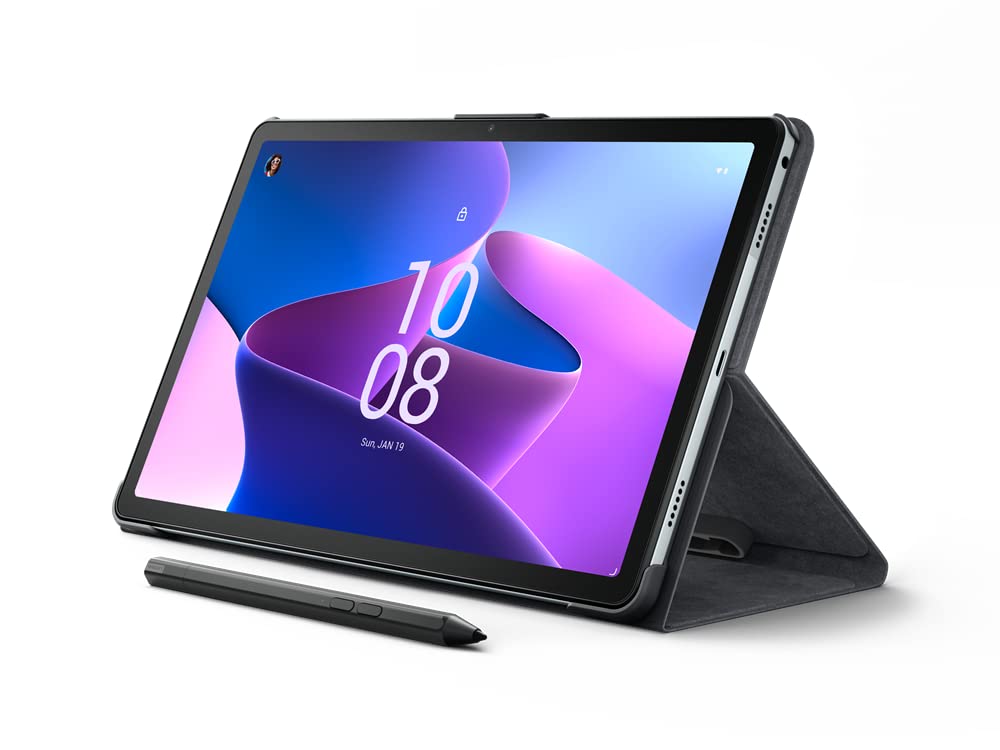 Lenovo M10 Plus Gen 3 128XU with WiFi+4G with 4G Voice Calling,128GB SSD, 4GB RAM, 10.1" 2K multi touch display, Storm Grey ZAAN0078AE, Tab M10 Plus