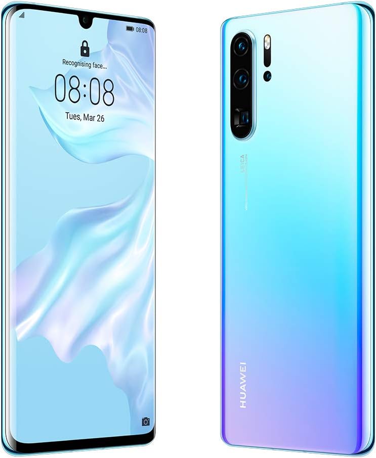 Huawei P30 Pro 128GB+8GB RAM (VOG-L29) 40MP LTE Factory Unlocked GSM Smartphone (International Version) (Breathing Crystal)