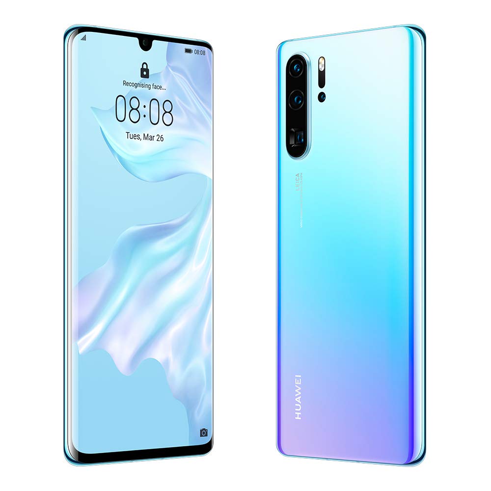 Huawei P30 Pro 128GB+8GB RAM (VOG-L29) 40MP LTE Factory Unlocked GSM Smartphone (International Version) (Breathing Crystal)