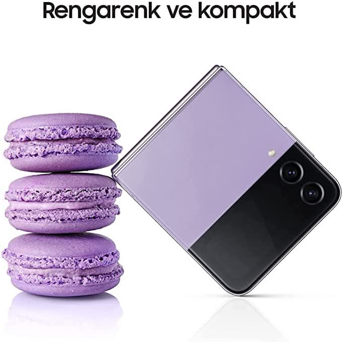 Samsung Galaxy Flip4 256/8 GB Mobile Phone, Bora Purple (International Version)