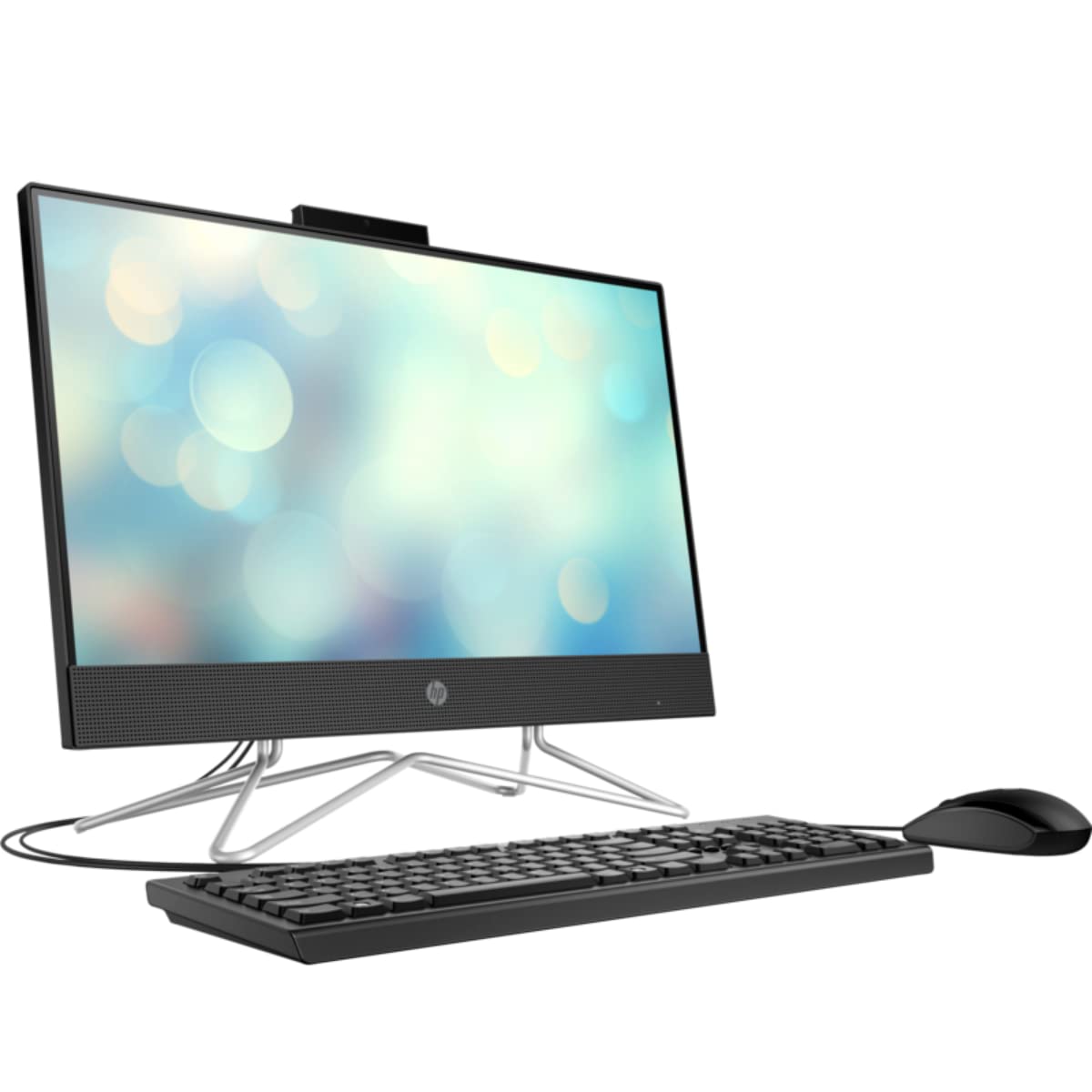 2022 Newest HP All-in-One 22 Desktop, 11th Generation Intel Core i3-1115G4 Processor, Intel® UHD Graphics, 8 GB DDR4 RAM,256GB NVMe SSD, 21.5" FHD Display, DVD-Writer, Windows 11(Jet Black)