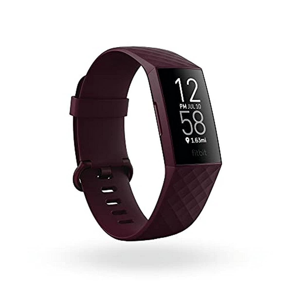 Fitbit Charge 4 Fitness And Activity Tracker With Built-In Gps, Heart Rate, Sleep & Swim Tracking, Rosewood/Rosewood, One Size