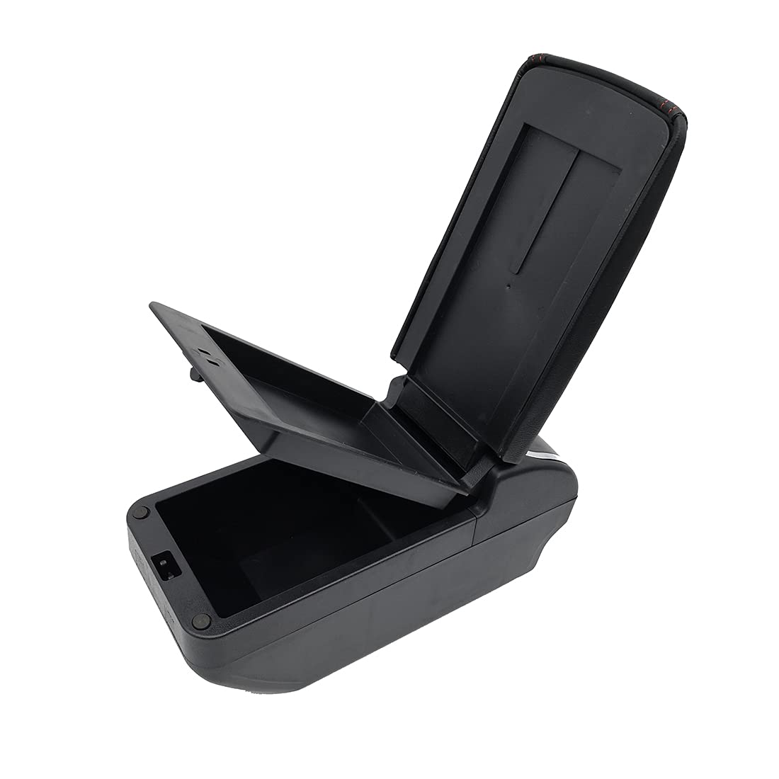 YJYWZH Armrest Box for Toyota Yaris Hybrid 2015-2021 Center Storage Box Hand Centre Consoles with 4 USB Port Cup Holder Arm Rest Double-Layer Accessories Black (4 USB Black with Black Thread)