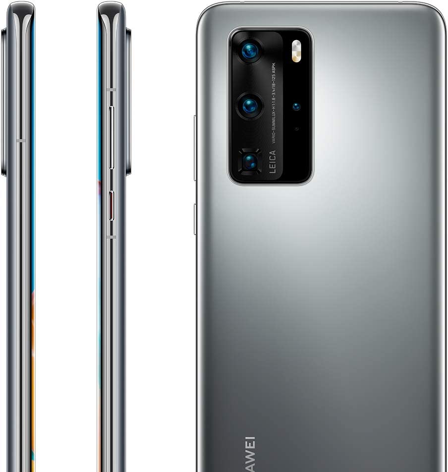 Huawei P40 Pro Smartphone 5G,Dual SIM,256 GB ROM,8GB RAM,50MP,4200 mAh,6.58" Display -Silver Frost