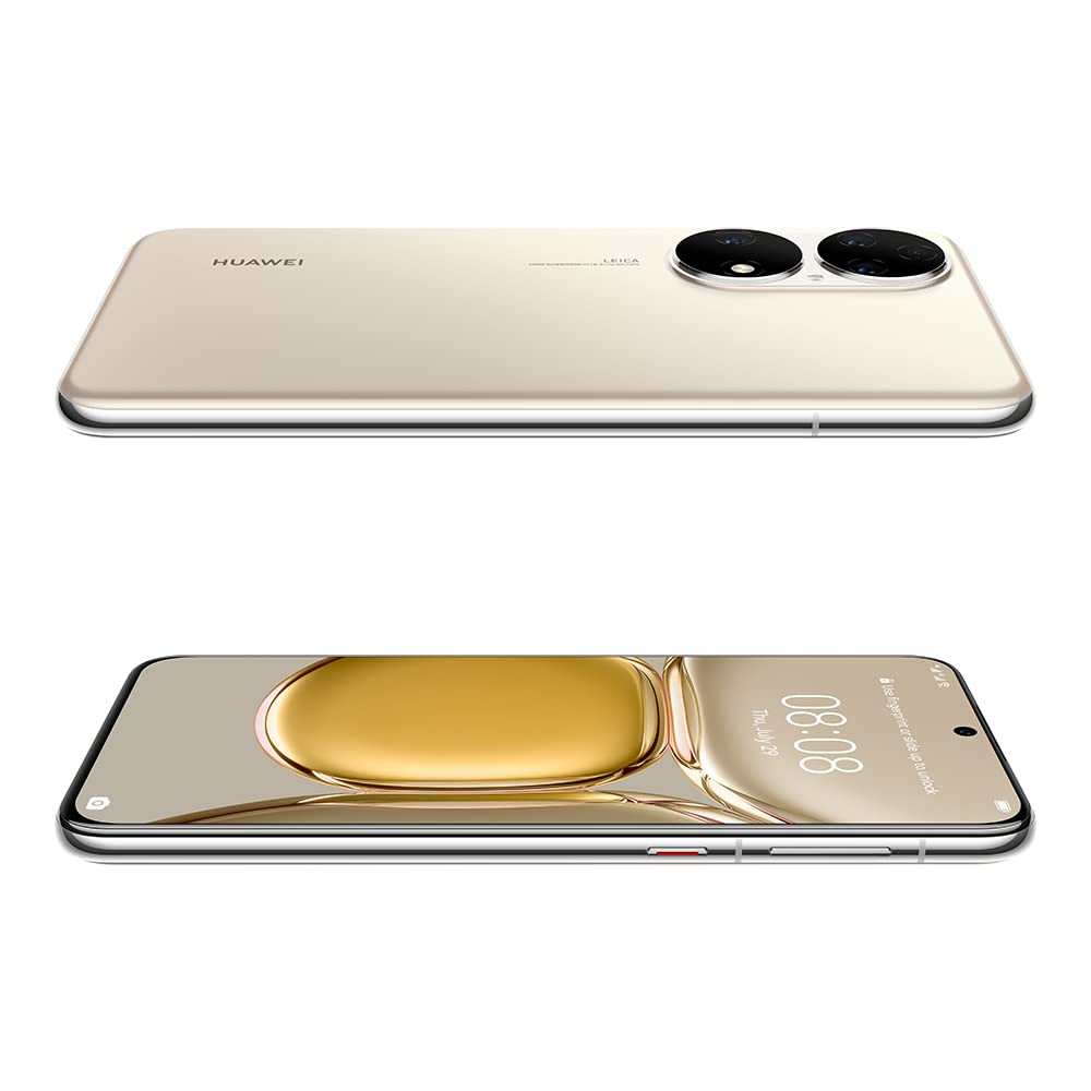 Huawei P50 Smart Phone, 8+256 Gb, Nfc, 66W Super Charge, 90 Hz Refresh Rate, 300 Hz Touch Sampling Rate, Dual-Matrix Camera Design, True-Form Dual-Matrix Camera, 6.5 Display, Cocoa Gold