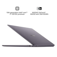 HUAWEI MateBook 13 2020 - Ultra Laptop with 2K FullView Multi-touch Screen - 10th Gen Intel Core i7-10510U, 16GB RAM, 512GB SSD, NVIDIA GeForce MX250, Windows 10 Home, Space Grey