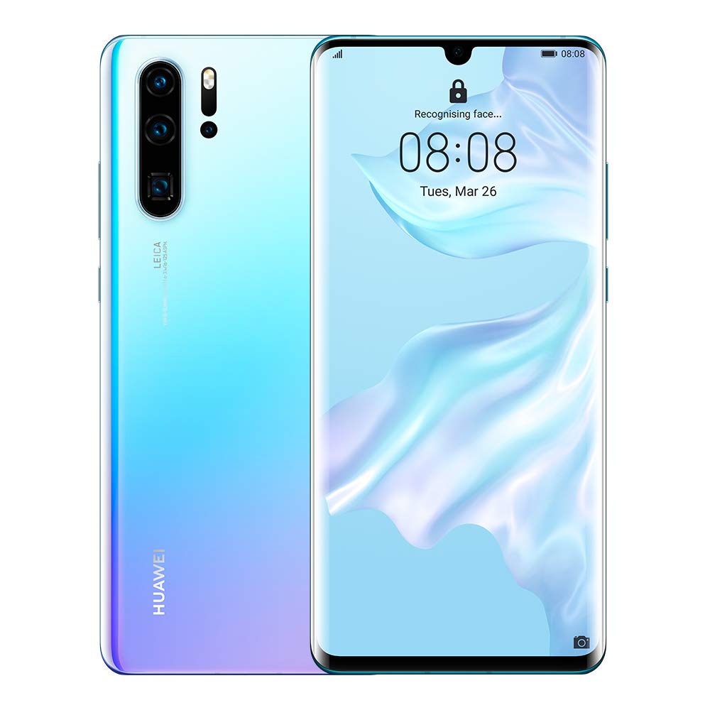 Huawei P30 Pro 128GB+8GB RAM (VOG-L29) 40MP LTE Factory Unlocked GSM Smartphone (International Version) (Breathing Crystal)