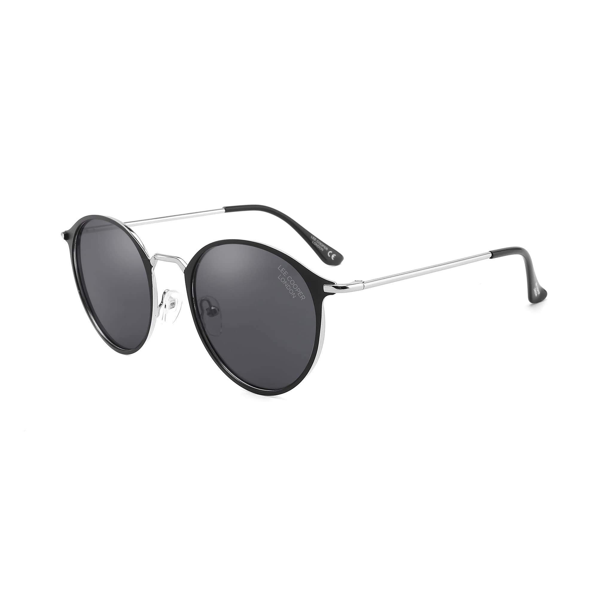 Lee Cooper Women Round Polarised Sunglasses Gray Lens (LC1025C02)