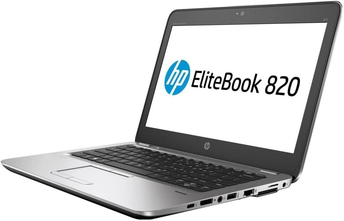 HP EliteBook 820 G3 Business Laptop, Intel Core i5-6th Generation CPU, 8GB DDR4 RAM, 500GB SATA Hard, 12.5 inch Touchscreen Display, Windows 10 Pro (Renewed)