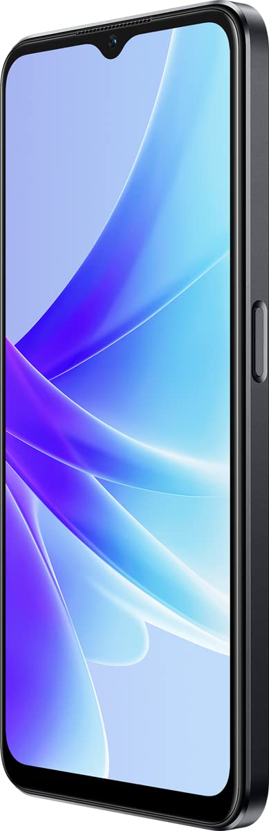 OPPO A77 Dual SIM 6.56 inches Smartphone 128GB 4GB RAM5000mAh Long Lasting Battery Fingerprint and Face Recognition 4G LTE Android Phone, Starry Black, CPH2385,