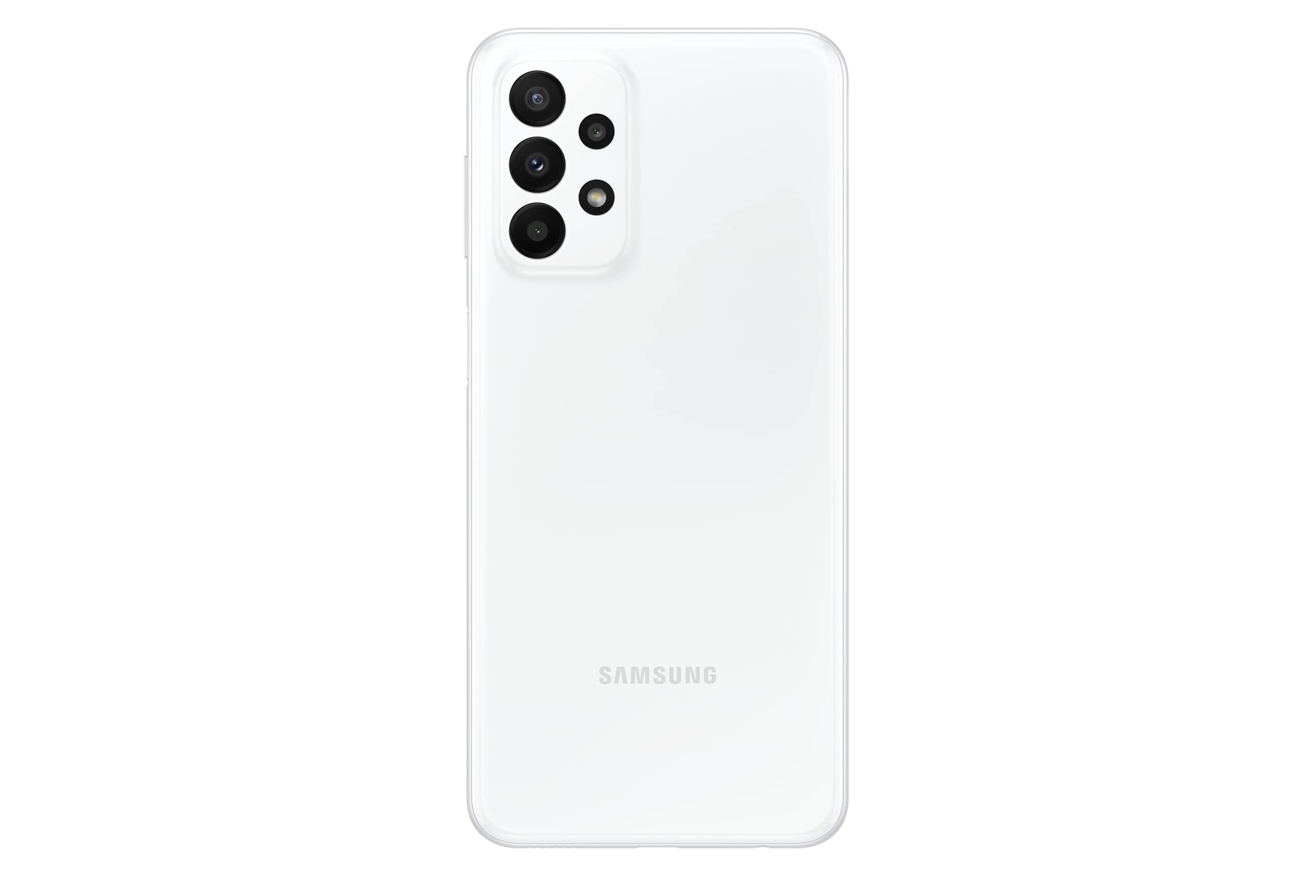 Samsung Galaxy A23 Lte Android Smartphone, 128Gb, 6Gb Ram, Dual Sim Mobile Phone, White (Uae Version)