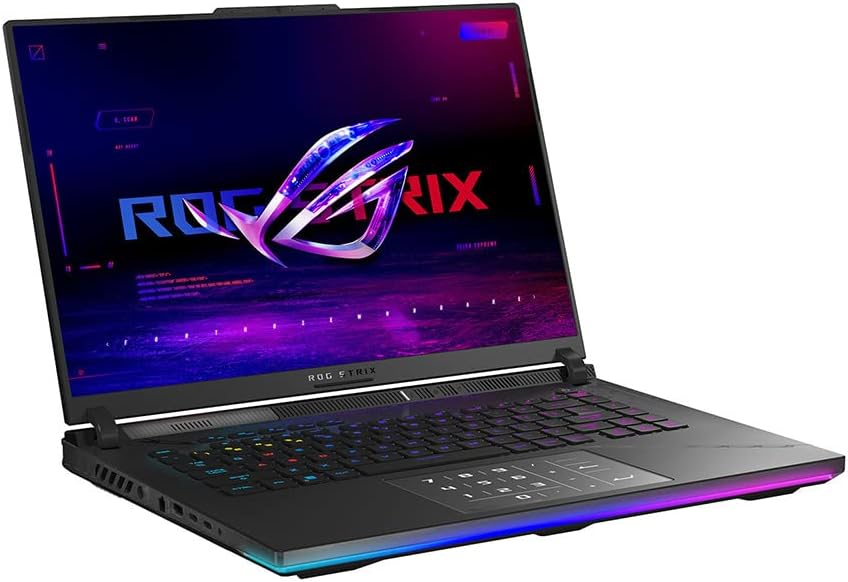 ASUS ROG Strix SCAR 16 G634JZ 16.0” WQXGA 240Hz 1100nits Gaming Laptop (Intel i9-13980HX, NVIDIA GeForce RTX 4080, 32GB RAM, 1TB SSD, Windows 11) Includes ROG HDR Nebula Display