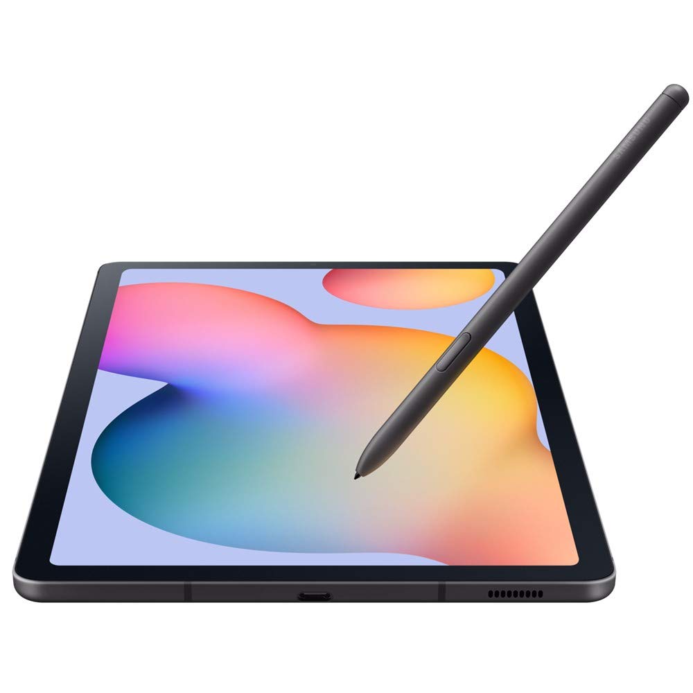 Samsung Galaxy Tab S6 Lite w/S Pen (64GB, WiFi + Cellular) 4G LTE Tablet & Phone (Makes Calls) GSM Unlocked -P615, International Model (Oxford Gray)