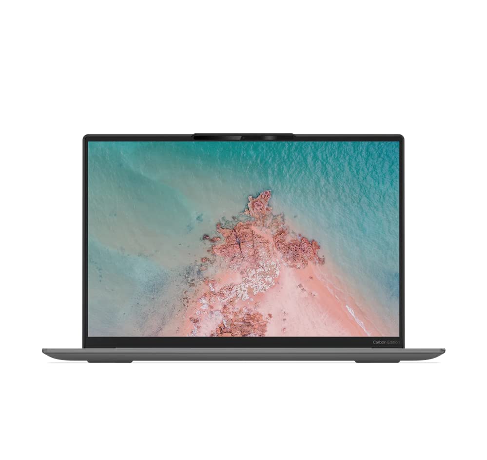 Lenovo Yoga Slim 7 Carbon with 13.3" 2.5K (2560x1600) display, Intel Core i7-1260P, Integrated Intel Iris Xe Graphics, 16GB RAM, 1TB SSD, Windows 11 Home, Ultimate Grey - [82U90075AX]