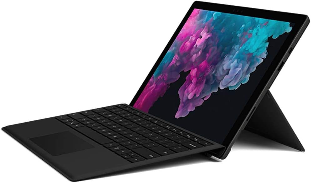 Microsoft Surface Pro 6, 2-in-1 Laptop, Intel Core-i5-8250U, 12.3 Inch, 256GB SSD, 8GB RAM, Intel UHD Graphics 620, Windows 10, No Keyboard, Black [Intl. Version]